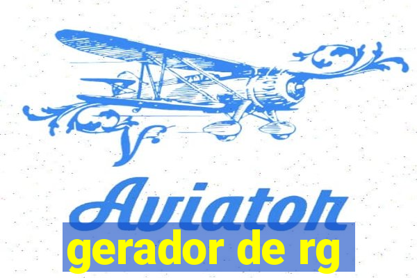 gerador de rg